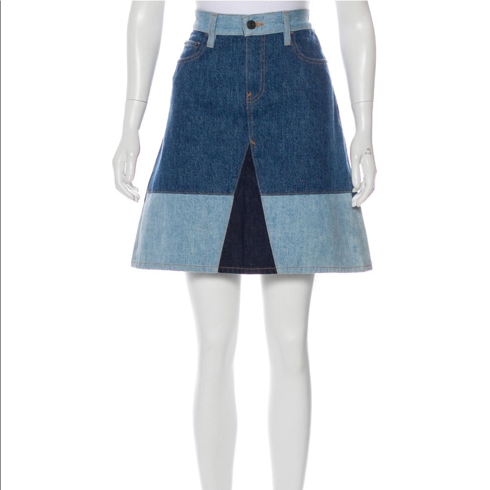 Proenza Schouler denim knee-length skirt